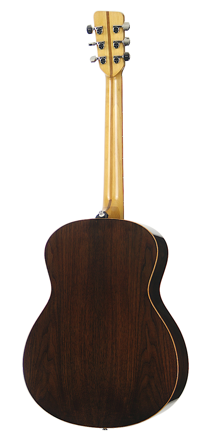 BERTHA™ Orchestra, solid wood acoustic guitar. Red cedar soundboard, black walnut body, maple neck.