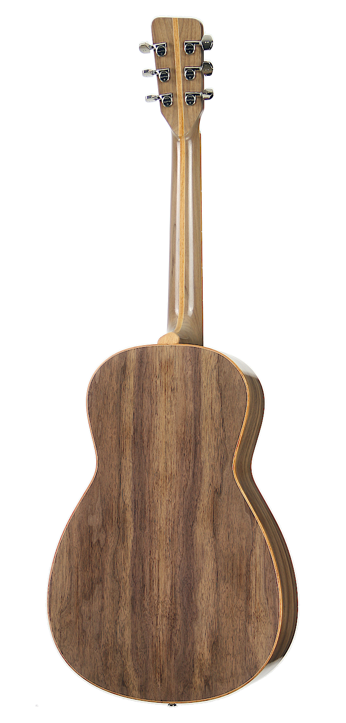 TAISA™ Parlour, solid wood acoustic guitar. Red cedar soundboard, black walnut body and neck.