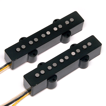 Tapped handmade 5 string J bass style pickup set
