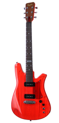 SKYE™ Transparent Red. White Ash body, Maple neck, Indian rosewood fingerboard.