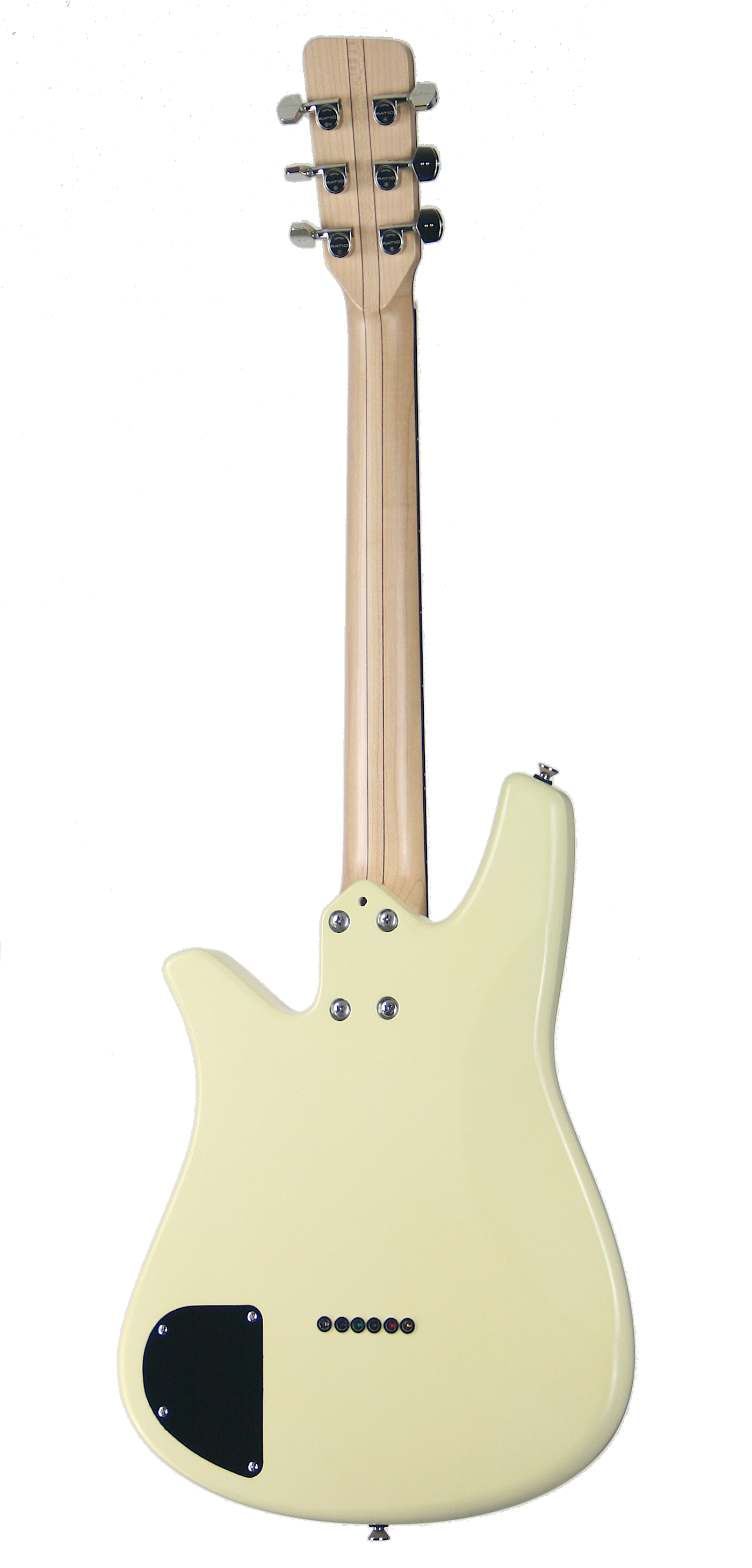 SKYE™ Aged White. White Ash body, maple neck and rosewood fingerboard.