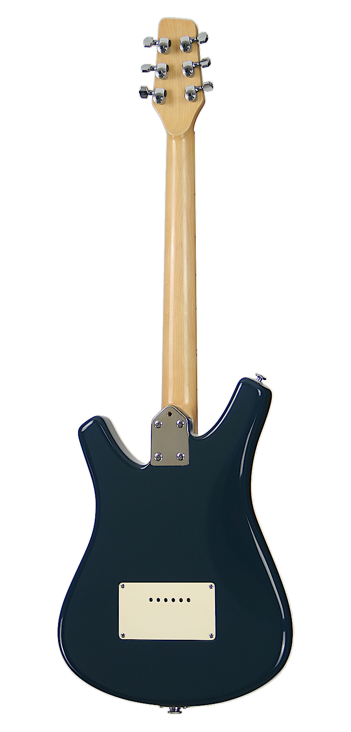 AURORA™ Mirage Blue. White Ash body and maple neck - Model 2017