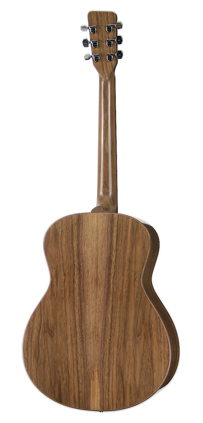 BERTHA™ Orchestra, solid wood acoustic guitar. Alaskan yellow cedar soundboard, black walnut body and neck.