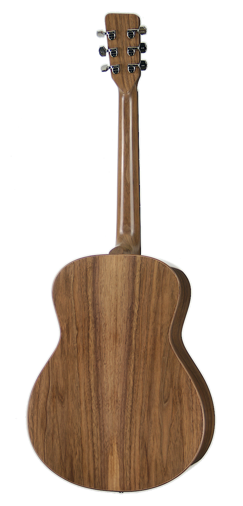 BERTHA™ Orchestra, solid wood acoustic guitar. Alaskan yellow cedar soundboard, black walnut body and neck.