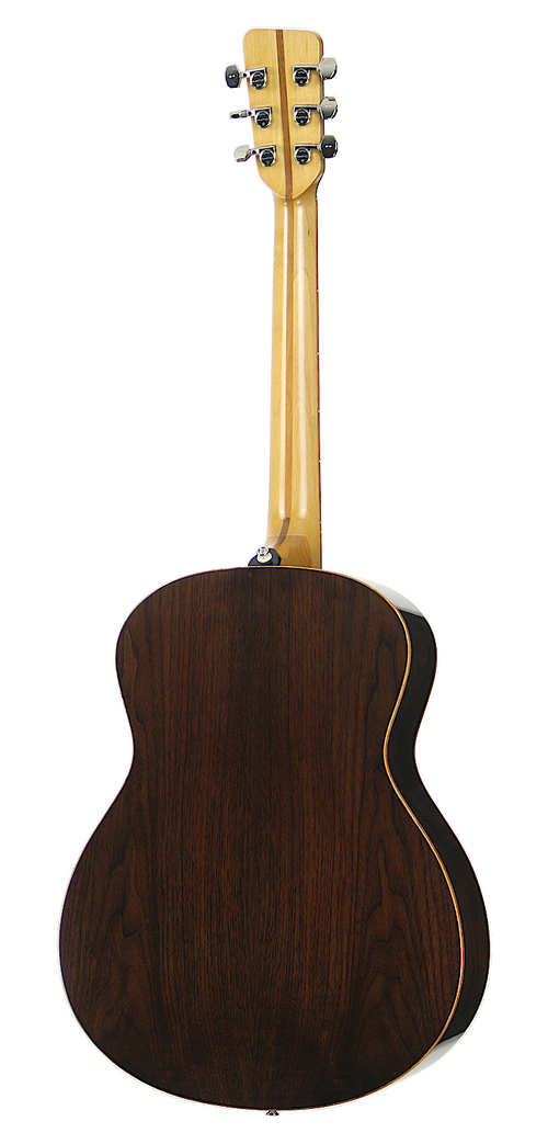 BERTHA™ Orchestra, solid wood acoustic guitar. Red cedar soundboard, black walnut body, maple neck.