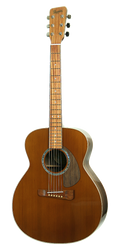 LEONA™ Jumbo - Western red cedar soundboard, american black walnut body and neck