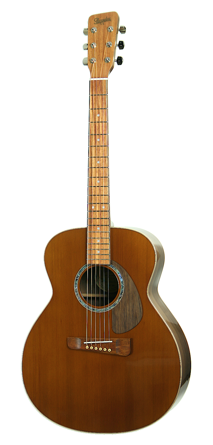 LEONA™ Jumbo - Western red cedar soundboard, american black walnut body and neck