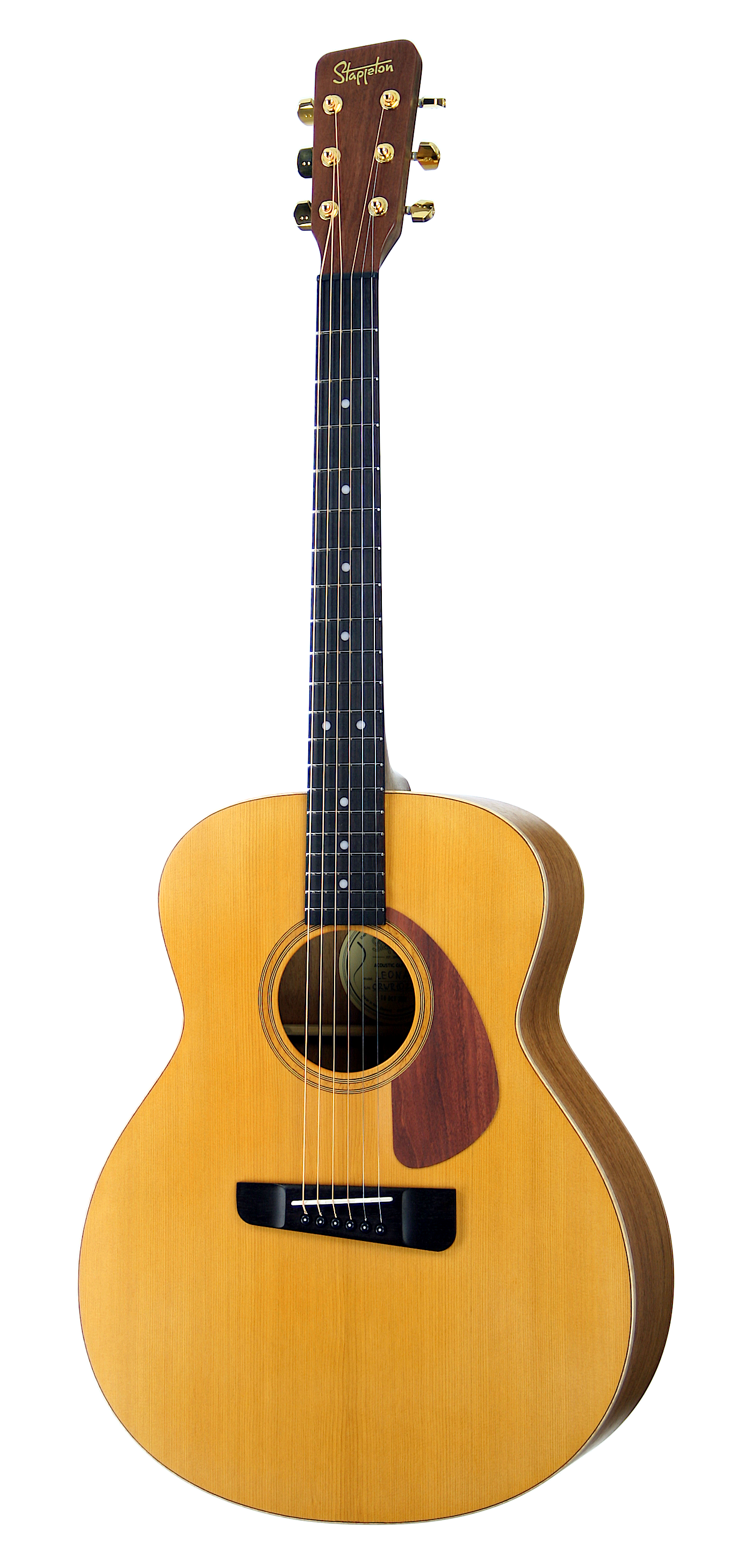 LEONA Jumbo solid wood acoustic guitar. Red cedar soundboard