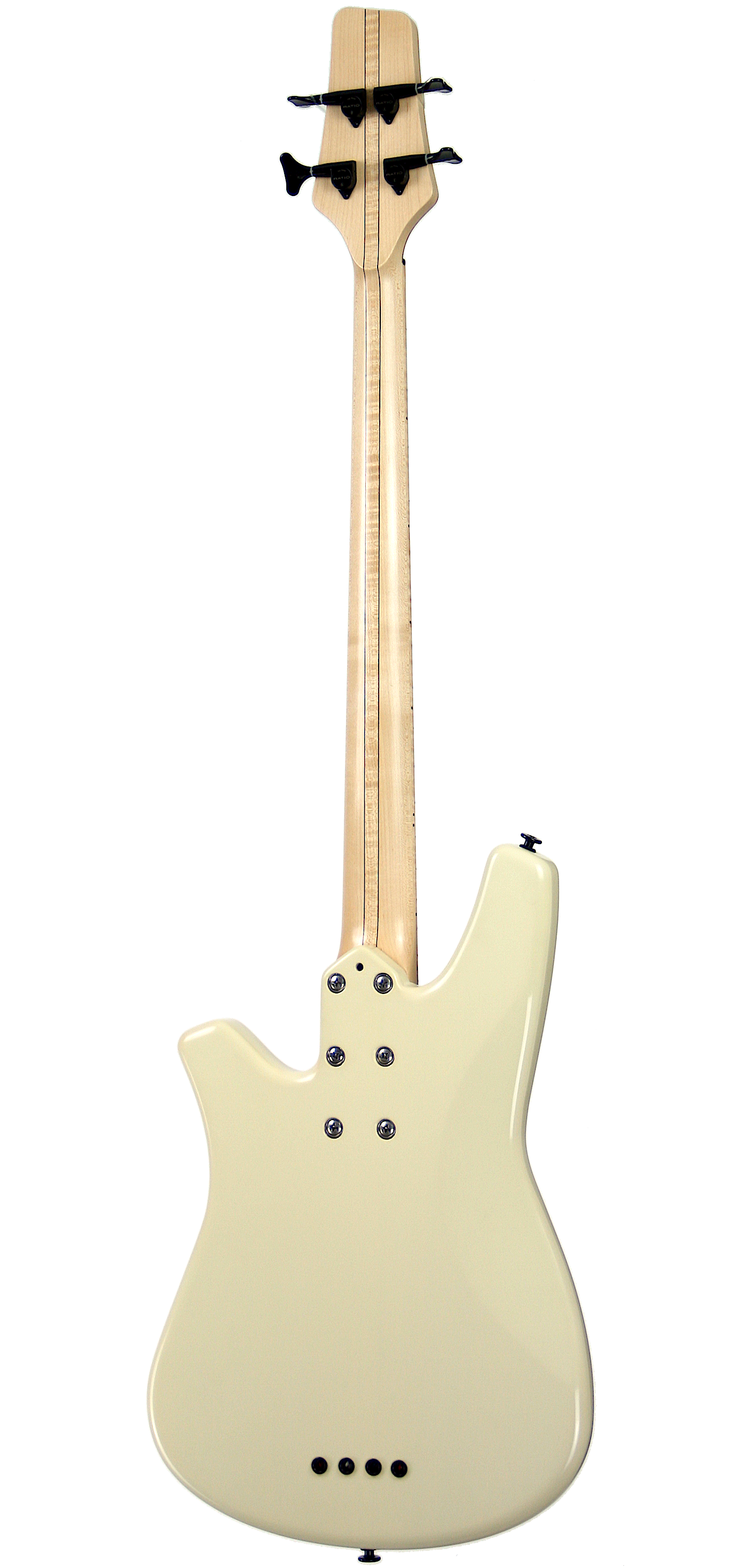 ROLLY™ Bass Guitar. Ash body, maple neck, flame maple fingerboard.