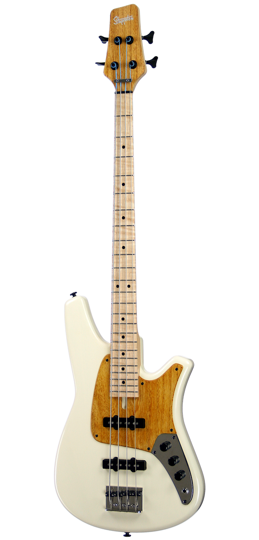 ROLLY™ Bass Guitar. Ash body, maple neck, flame maple fingerboard.