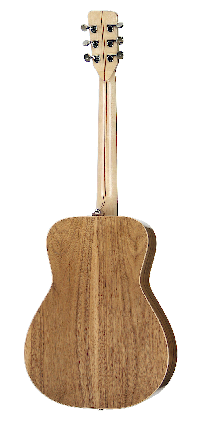 Black walnut guitar deals body