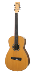 TAISA™ Parlour, solid wood acoustic guitar. Red cedar soundboard, black walnut body and neck.